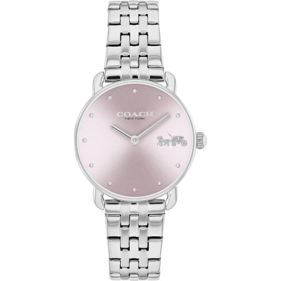 Coach Accessories - Women's Silver Plated 2H Quartz Watch Stainless Steel Bracelet Water Resistant